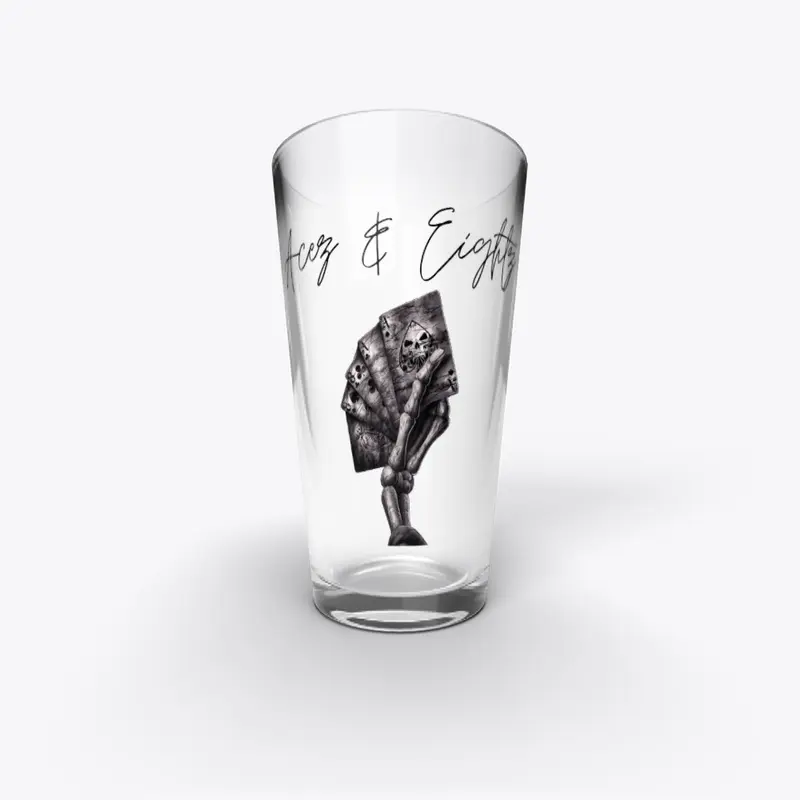 Acez and Eightz Pint Glass